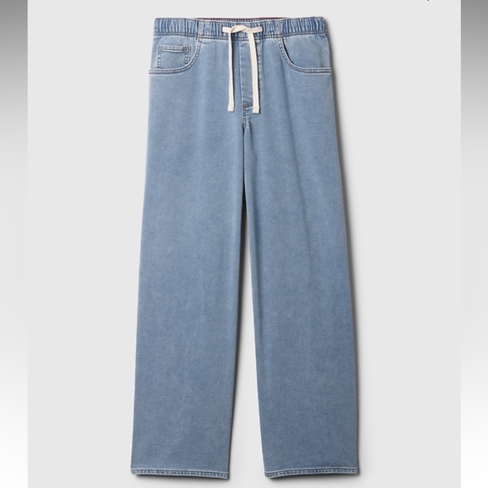 Gap Mid-Rise Knit Easy Baggy Jeans - Picture 5 of 15